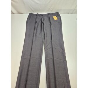 Galante Dress Pants Men's 48x36 Gray Wool Flat Front Milan Italy NWT Unhemmed